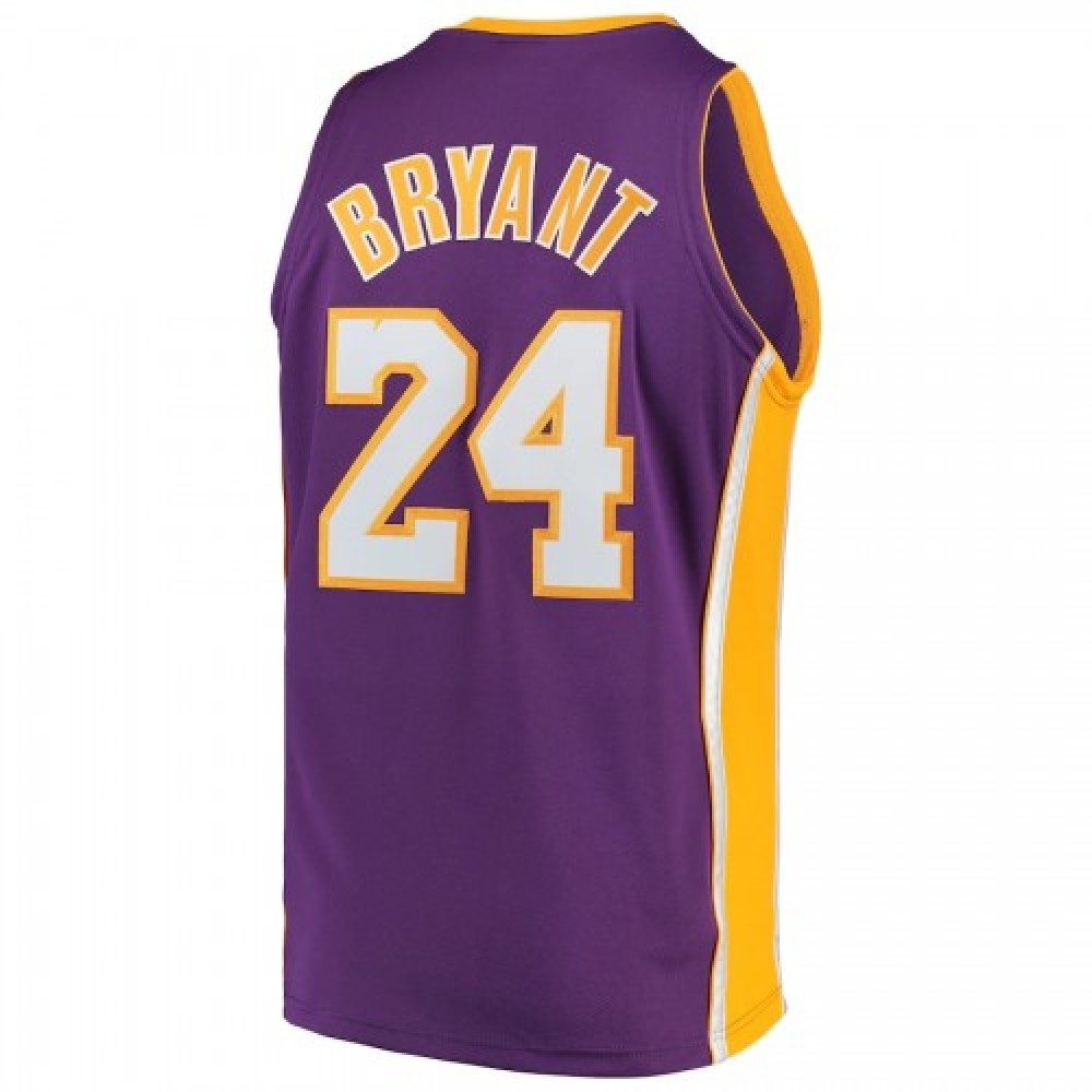Men's Los Angeles Lakers Road Final Kobe Bryant #24 Throwback Purple 08-09 Hardwood Jersey-Pro Kit Vault | Brand New 26/27 Sports Jerseys